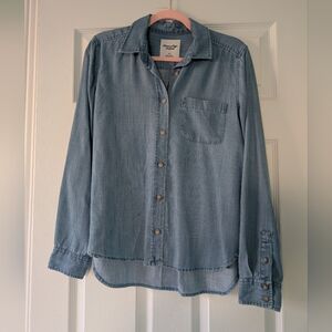 Men's Blue Denim Shirt